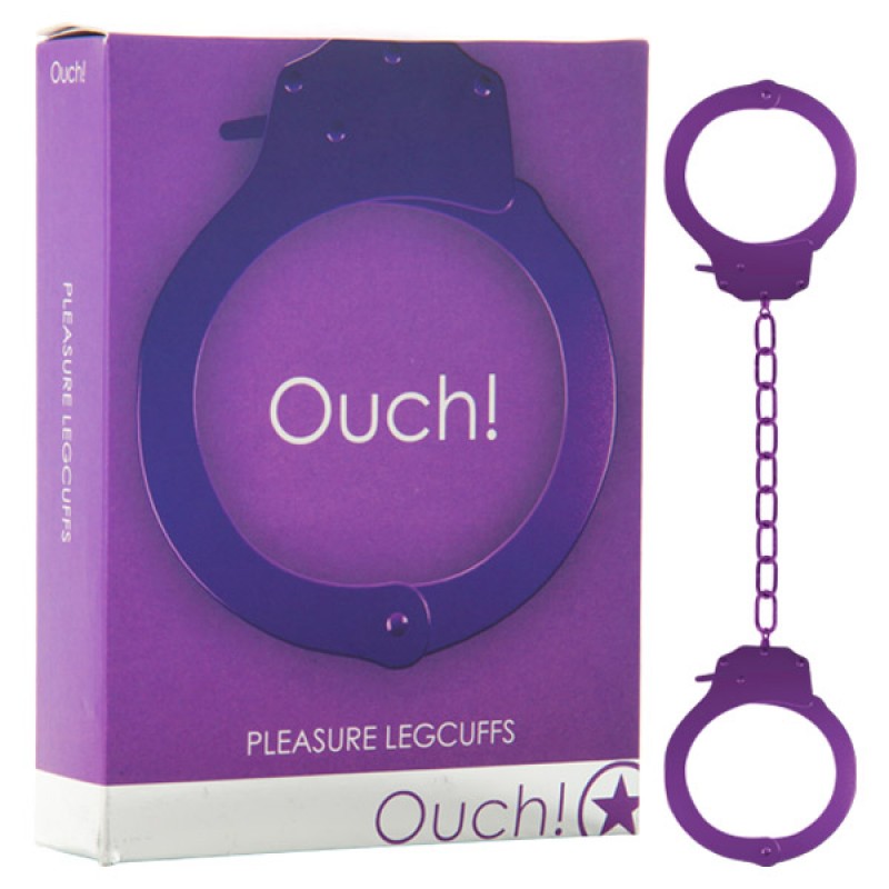 OUCH! Pleasure Leg Cuffs - Purple
